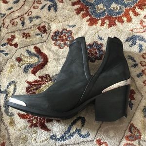 Western Style booties with sterling silver